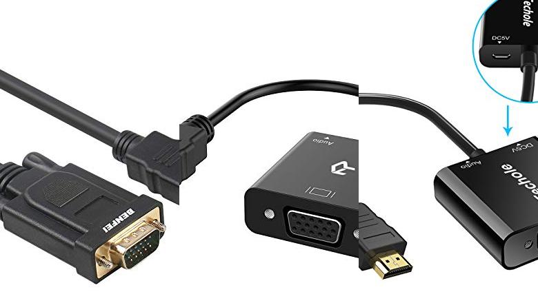 CABLES HDMI A VGA