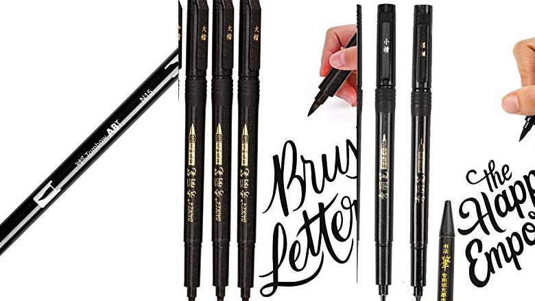 ROTULADORES LETTERING NEGRO